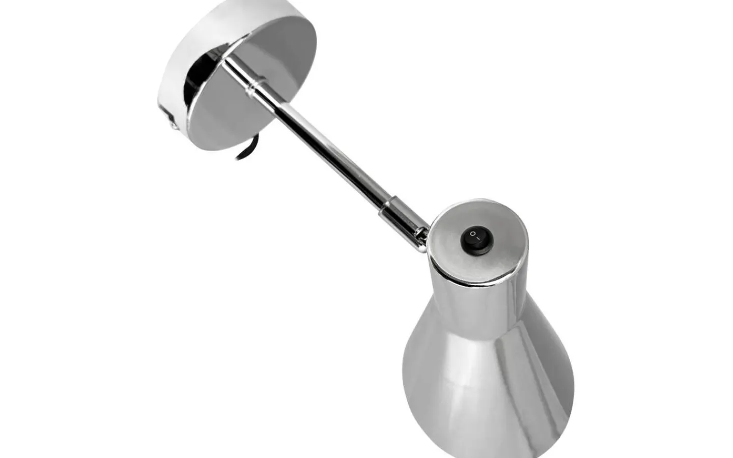 Läslampor-Dyberg Larsen DL12 Vägglampa Krom