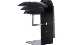 Läslampor < Dyberg Larsen DL20 Vägglampa USB Svart/Krom
