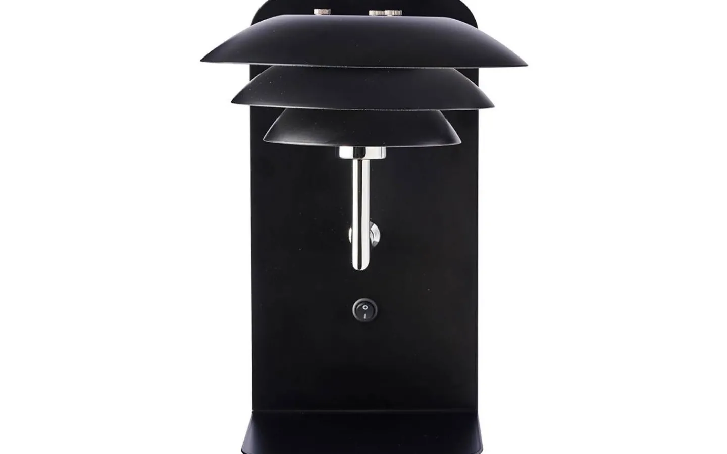 Läslampor < Dyberg Larsen DL20 Vägglampa USB Svart/Krom