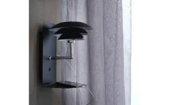 Läslampor < Dyberg Larsen DL20 Vägglampa USB Svart/Krom