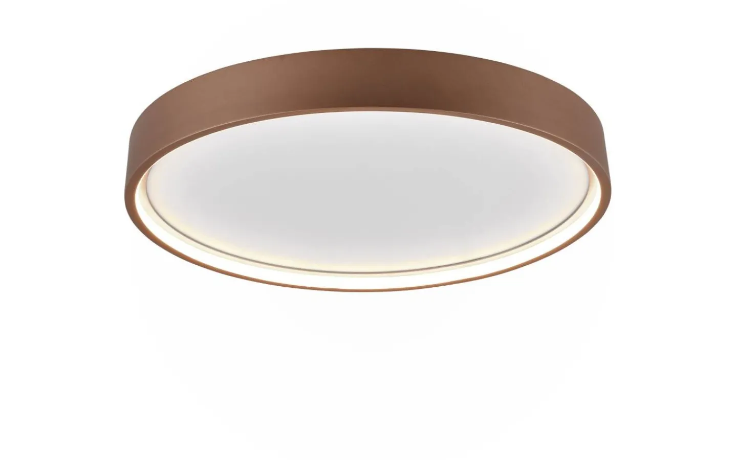 Plafonder < Trio Lighting Doha Plafond LED 45cm kaffebrun