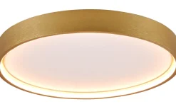 Plafonder-Trio Lighting Doha Plafond LED 45cm matt mässing