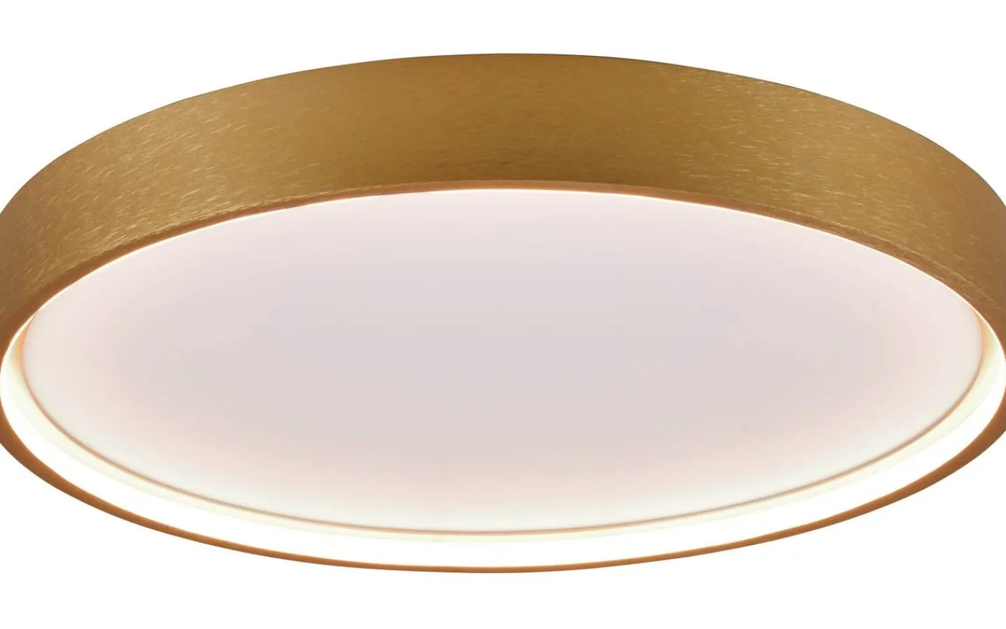 Plafonder-Trio Lighting Doha Plafond LED 45cm matt mässing