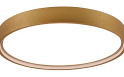 Plafonder-Trio Lighting Doha Plafond LED 45cm matt mässing
