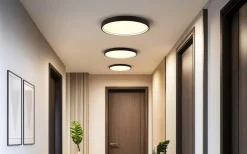 Plafonder < Trio Lighting Doha Plafond LED 45cm mattsvart