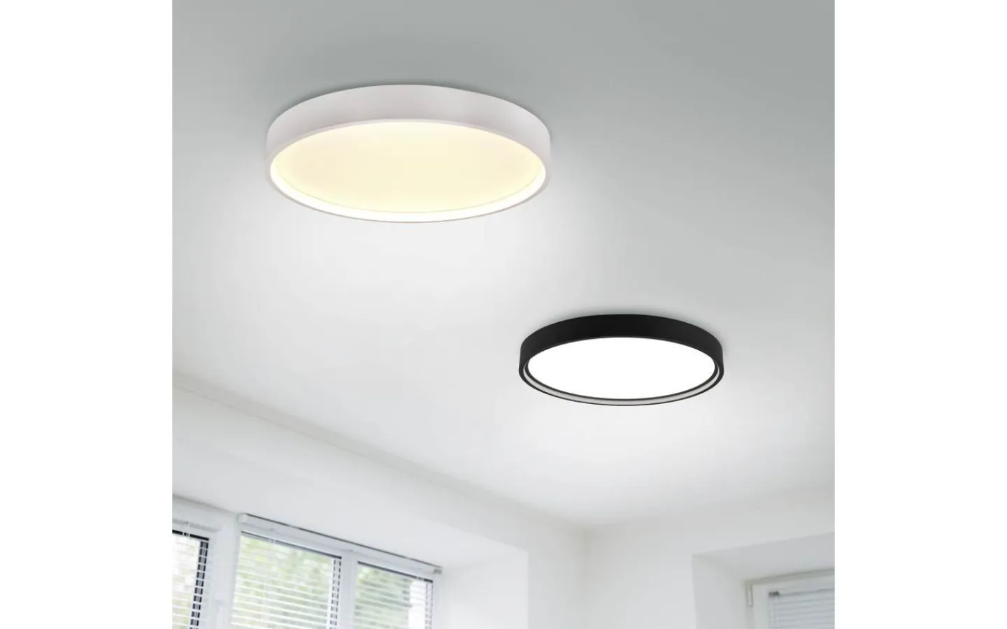 Plafonder-Trio Lighting Doha Plafond LED 45cm mattvit