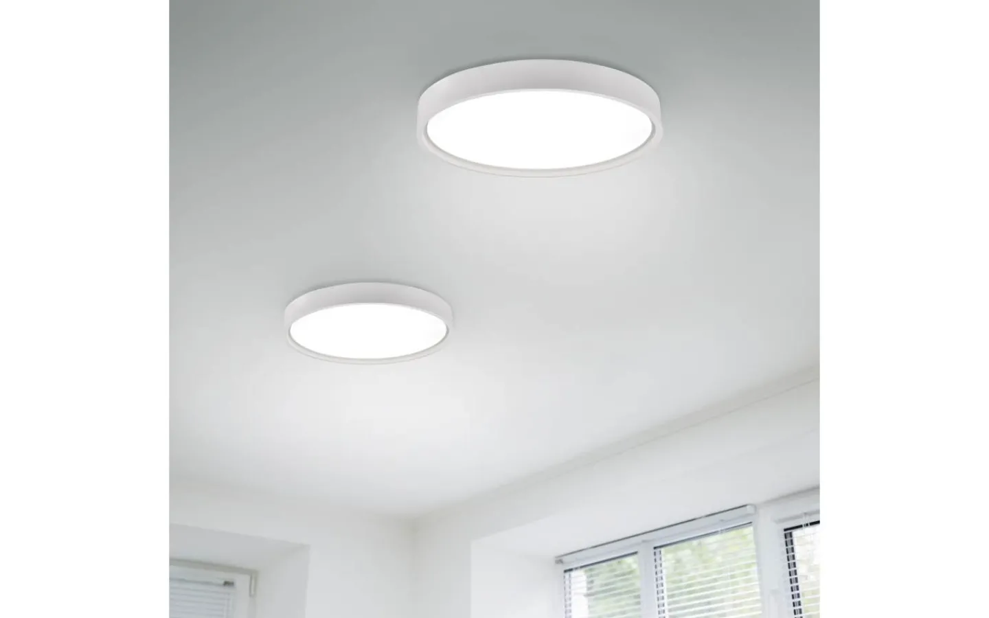 Plafonder-Trio Lighting Doha Plafond LED 45cm mattvit
