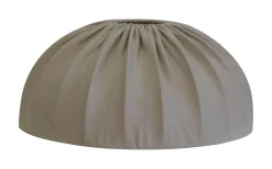 Enfärgade Runda Lampskärmar-Hallbergs Dome Lampskärm Ø45cm Natur