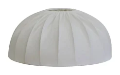 Enfärgade Runda Lampskärmar-Hallbergs Dome Lampskärm Ø35cm Vit