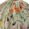 Mönstrade Lampskärmar < Hallbergs Dome Wildflower Lampskärm Ø45cm Natur
