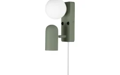 Läslampor < Globen Lighting Doppio Vägglampa Grön