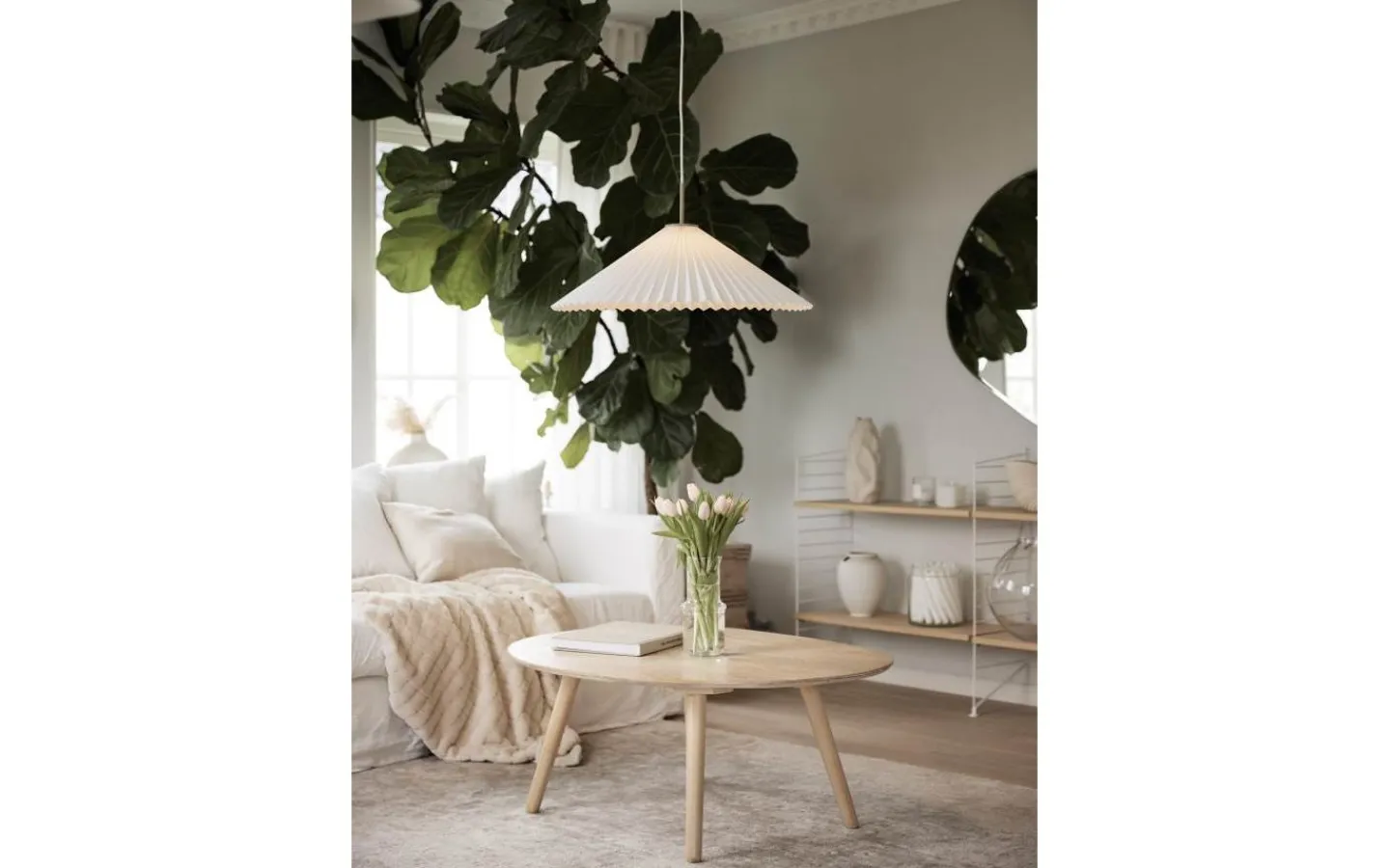 Vardagsrum|Kök & Matplats-PR Home Dora Taklampa 60cm Vit