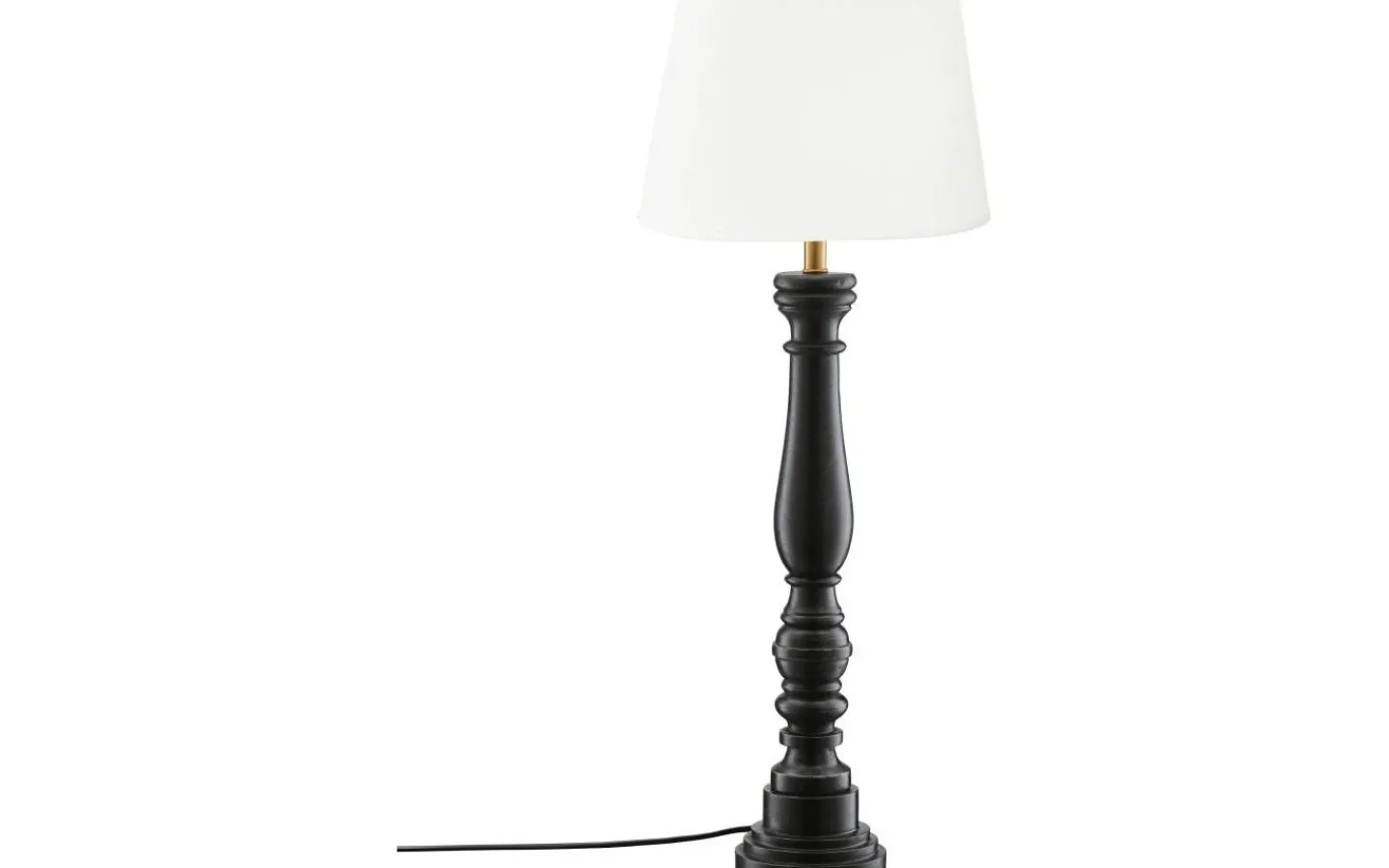 Bordslampor-PR Home Doris Bordslampa 64cm Svart/Vit