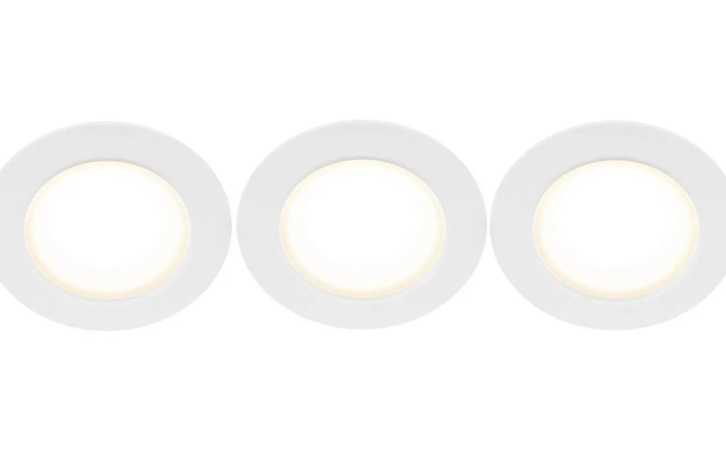 230V Led Spotlights < Llitt Doris 230V Spotlight 3000K 5,5W Vit 3-pack IP65