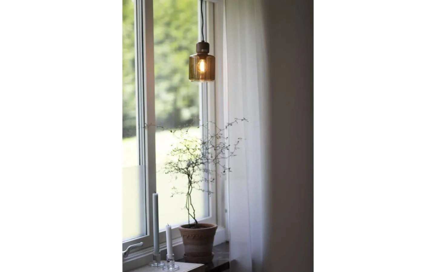 Fönsterlampor-Globen Lighting Dot Fönsterlampa 11cm Brun