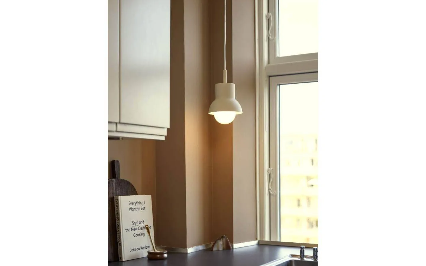 Fönsterlampor-CO Bankeryd Down Fönsterlampa 15cm Beige
