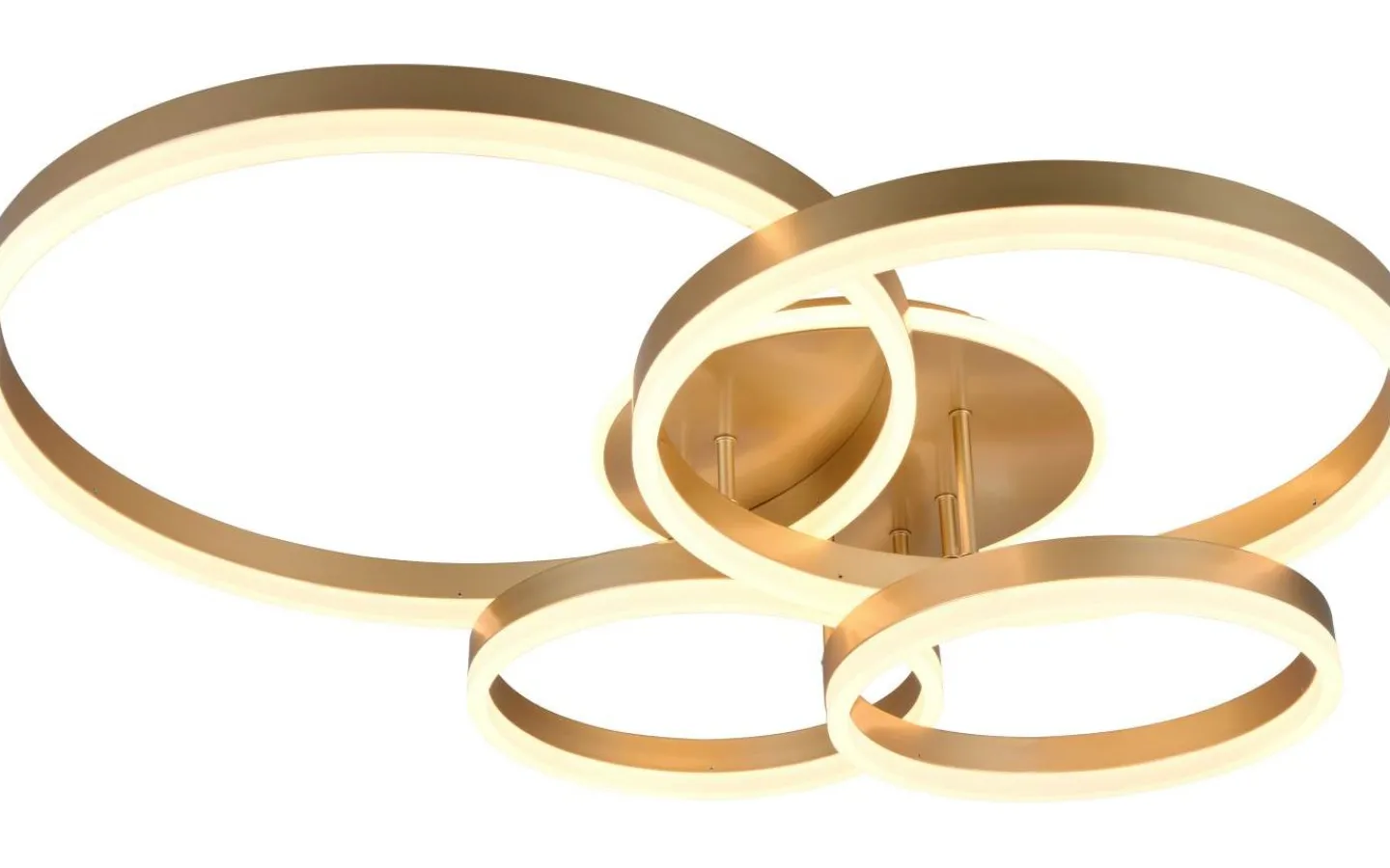 Plafonder < Trio Lighting Drake Plafond LED guld
