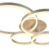 Plafonder < Trio Lighting Drake Plafond LED i borstat stål