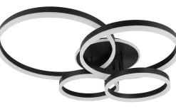 Plafonder < Trio Lighting Drake Plafond LED mattsvart