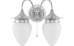 Reservglas Och Reservdelar-Karlskrona Lampfabrik Droppskärm 80/120 - Vitt överfångsglas