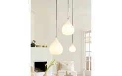 Fönsterlampor < Halo Design Drops Fönsterlampa Ø17cm Opal/Krom