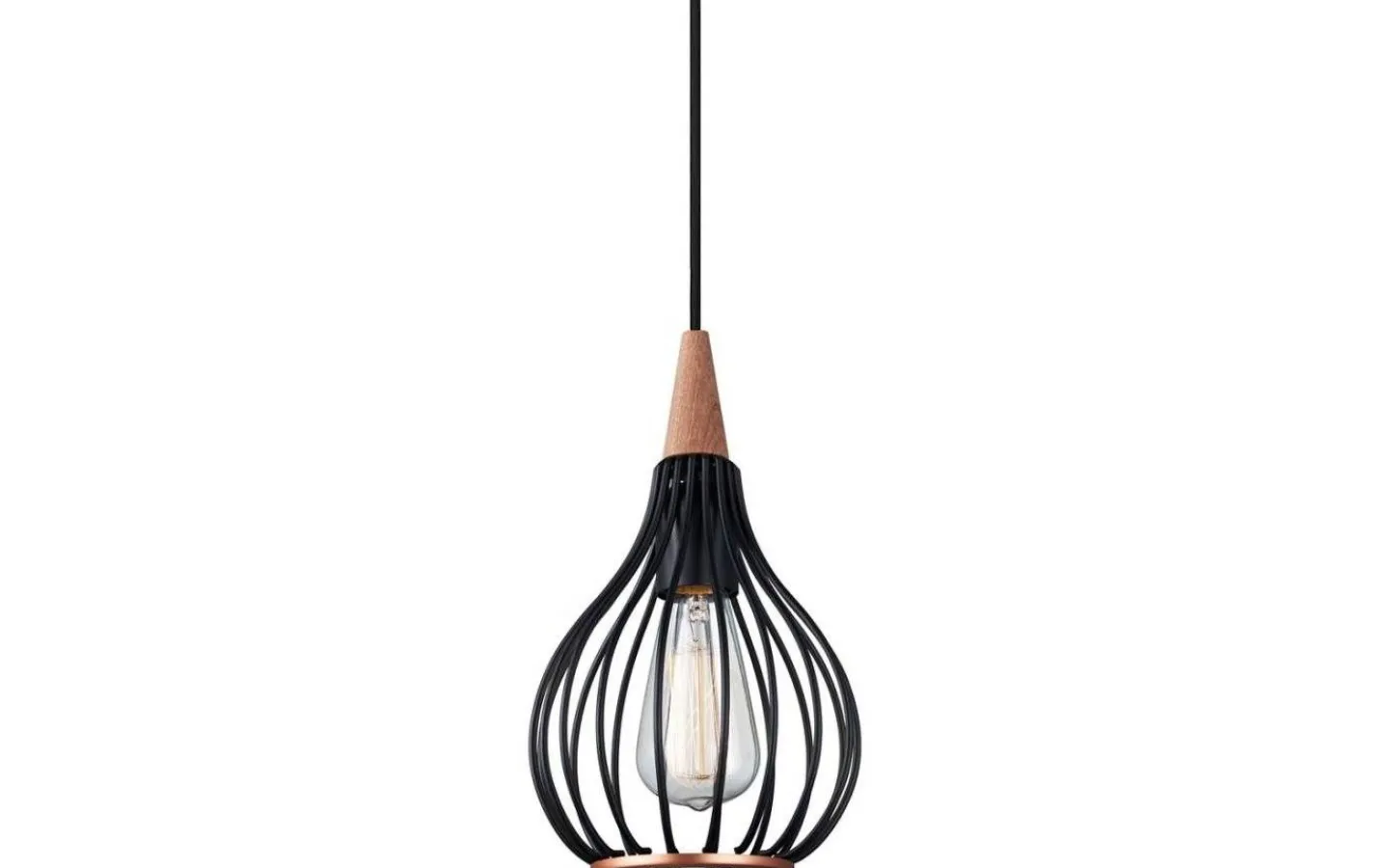Fönsterlampor-Halo Design Drops Fönsterlampa Ø17cm Svart/Mahogany