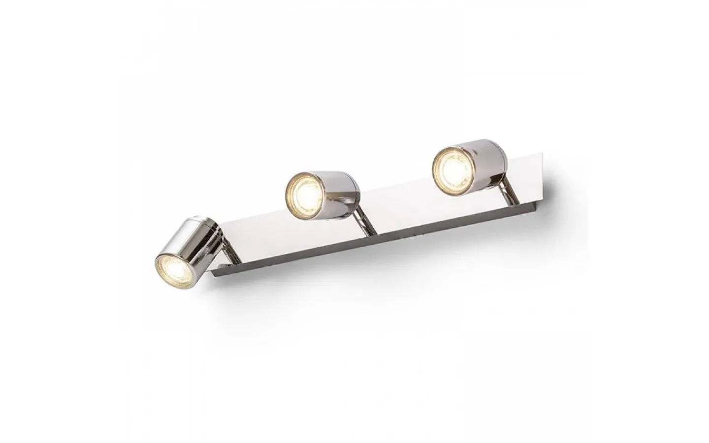 Badrumslampor Vägg < Rendl Dublin III Vägglampa 40cm Krom GU10 IP44