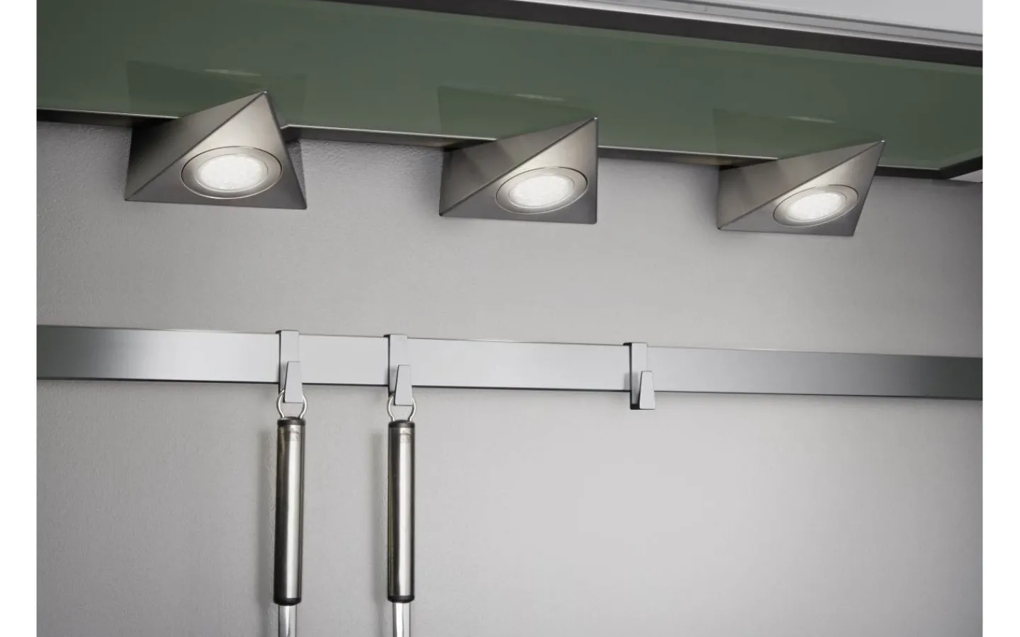 Bänkbelysning < Trio Lighting Ecco LED Bänkbelysning 3-st Matt Nickel