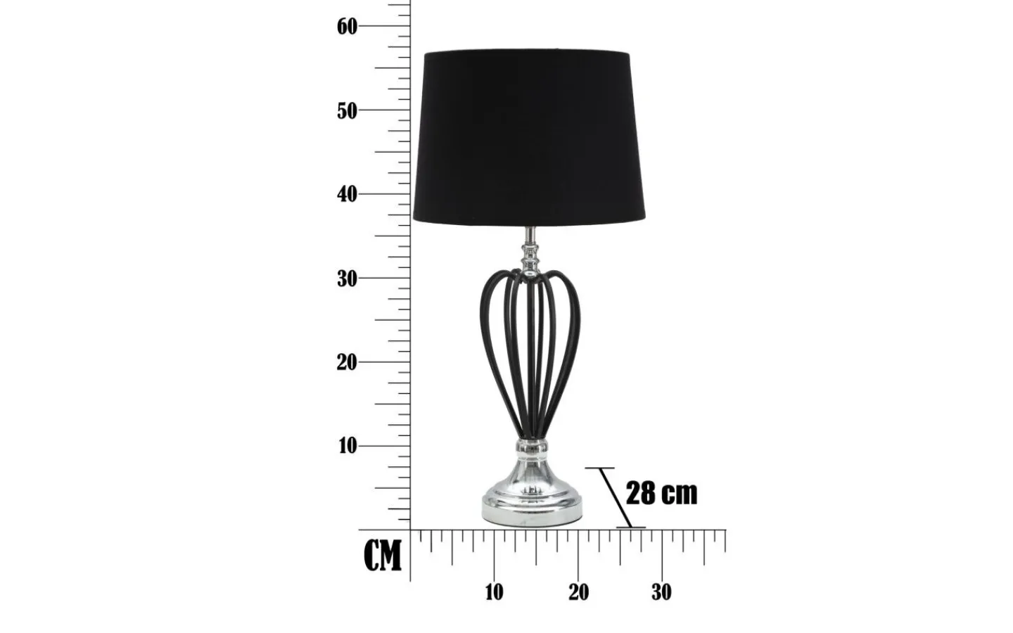 Bordslampor < Mauro Ferretti Echo Bordslampa 56cm Silver