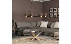 Stora Taklampor Ø70-150 Cm-Eglo Edale Taklampa 108cm Natur