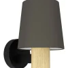 Lampetter < Eglo Edale Vägglampa Natur/Brun
