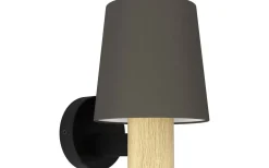 Lampetter < Eglo Edale Vägglampa Natur/Brun