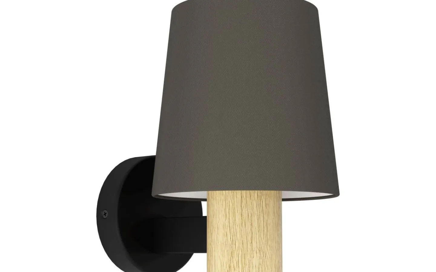 Lampetter < Eglo Edale Vägglampa Natur/Brun