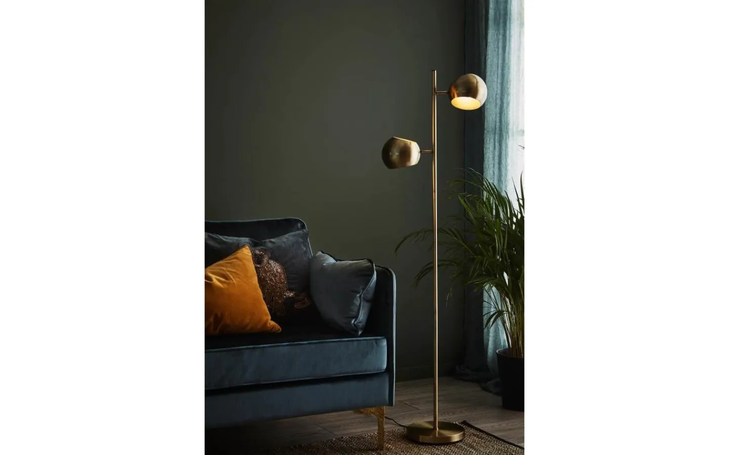Vardagsrum|Golvlampor-Markslojd Edgar Golvlampa 145cm Antique