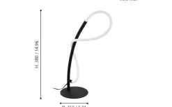 Bordslampor < Eglo Egidonella Bordslampa 38cm LED 3000K 5,5W Svart
