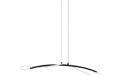 Avlånga Taklampor-Eglo Egidonella Taklampa 90cm LED 3000K 20W Svart/Vit
