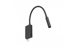 Sovrum|Läslampor < Rendl Eke Vägglampa Svart LED 3W 3000K