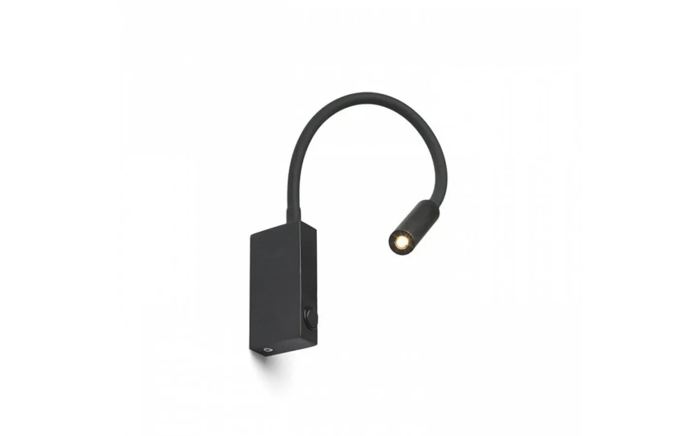 Sovrum|Läslampor < Rendl Eke Vägglampa Svart LED 3W 3000K