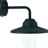 Vägglyktor|Badrum-Malmbergs Ek Vägglampa Svart IP44