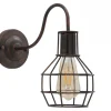 Lampetter-Mauro Ferretti Elegante Vägglampa 30cm Brun