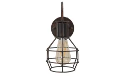 Lampetter-Mauro Ferretti Elegante Vägglampa 30cm Brun