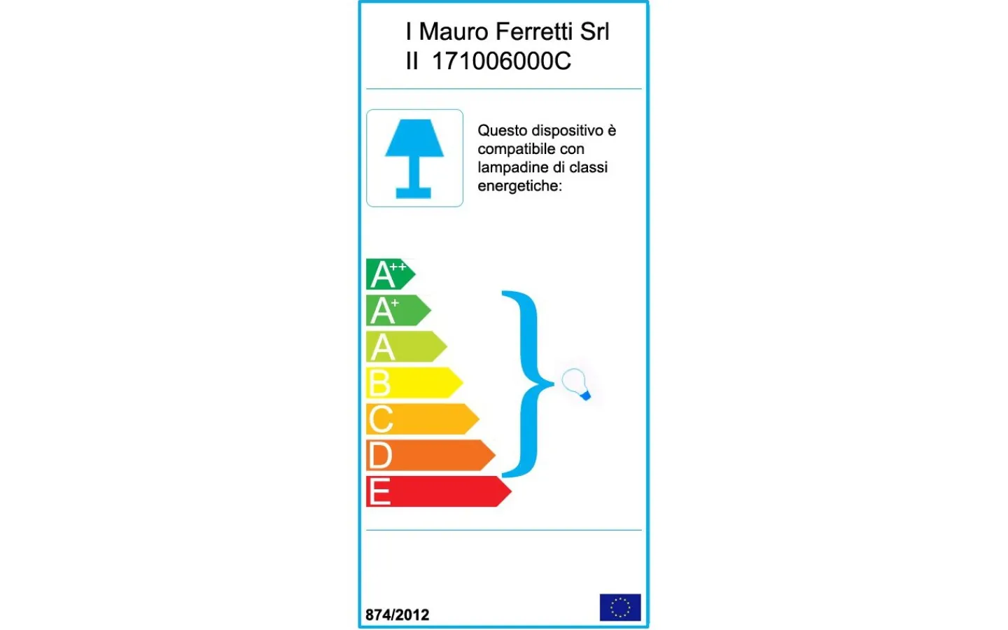 Lampetter-Mauro Ferretti Elegante Vägglampa 30cm Brun