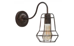 Lampetter < Mauro Ferretti Elegante Vägglampa 27,5cm Brun