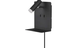 Läslampor-Trio Lighting Element Vägglampa LED mattsvart