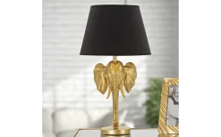 Bordslampor < Mauro Ferretti Elephant Bordslampa Elefant 59cm Guld/Svart