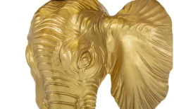 Bordslampor < Mauro Ferretti Elephant Bordslampa Elefant 59cm Guld/Svart