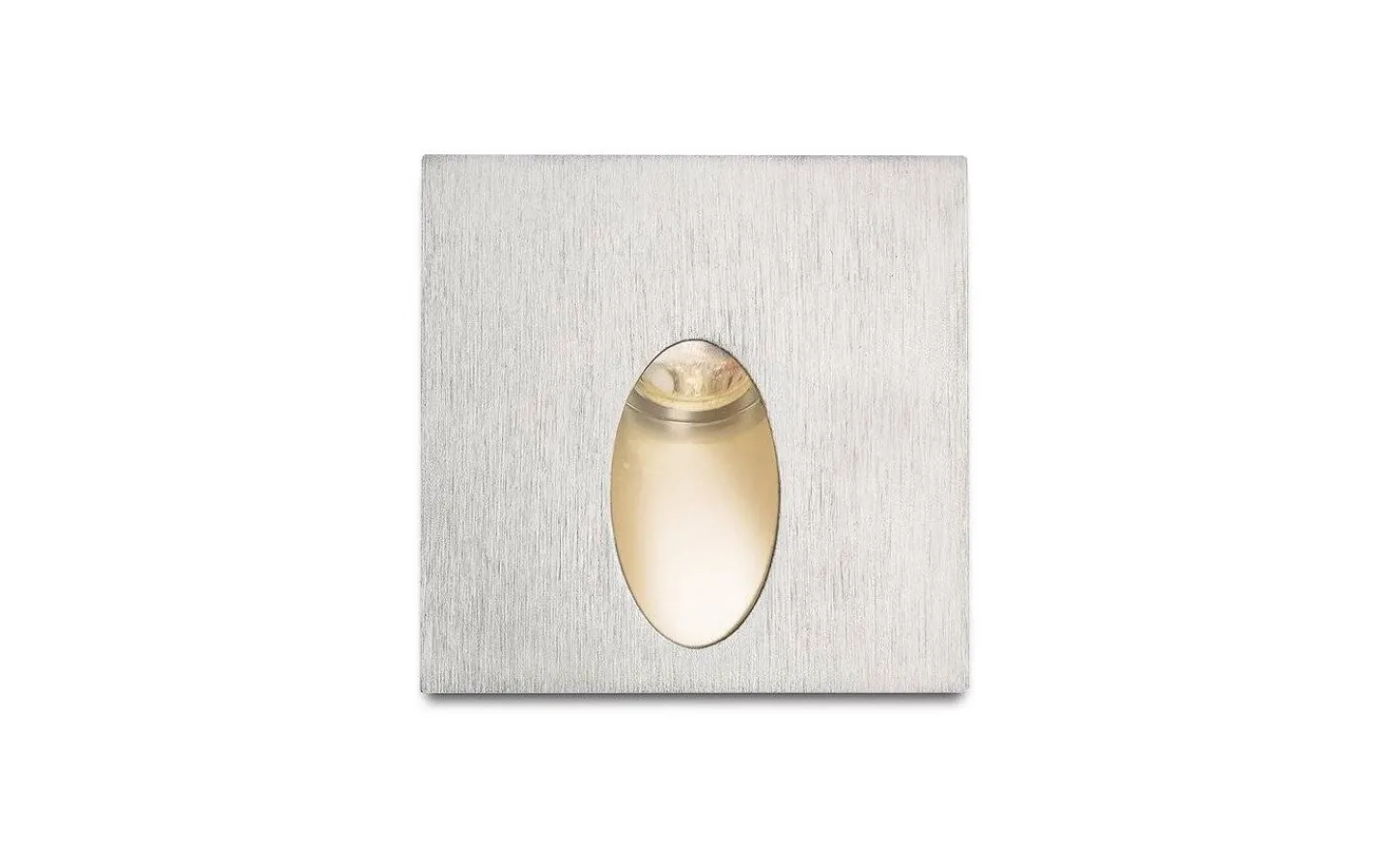 Infälld Murbelysning|Hall & Trappa-Rendl Elica SQ Vägglampa Aluminium