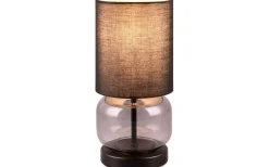 Bordslampor-Trio Lighting Elio Bordslampa E27 matt svart/rökfärgad