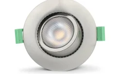Infällda Spotlights Utomhus|230V Led Spotlights < Llitt Ellen 230V Spotlight Dim to Warm 2200-2700K 6W Borstad Stål 3-pack IP65