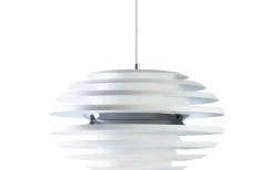 Kök & Matplats|Stora Taklampor Ø50-69 Cm < Belid Ellipse Taklampa 50cm Vit/Krom